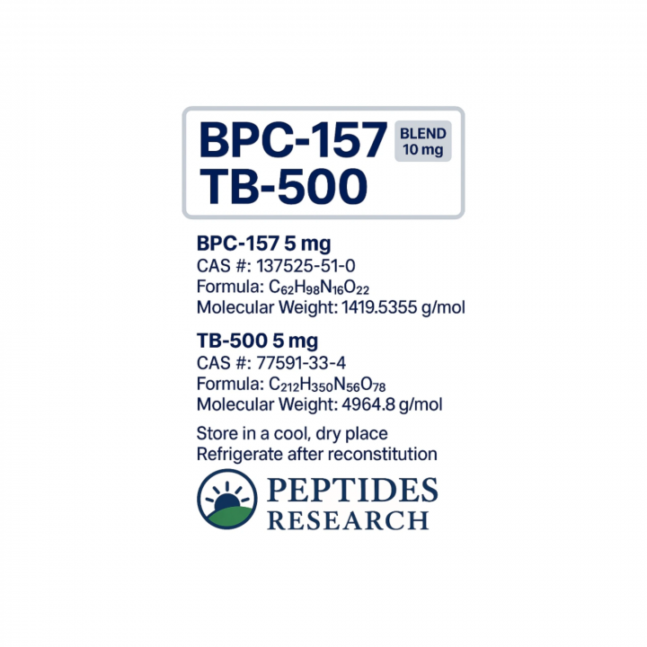 BPC-157 + TB-500 Lyophilized Peptide Blend – Research-Only